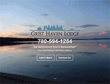 Tablet Screenshot of gristlake.com